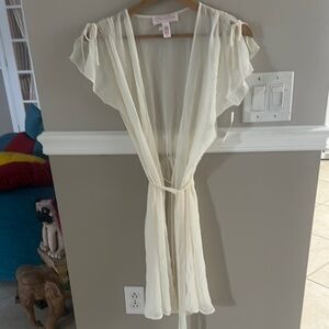 NWT Oscar de La Renta Pink Label sheer cover up Sz M